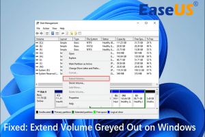 3 Efficient Ways to Fix "Extend Volume Greyed Out" Error