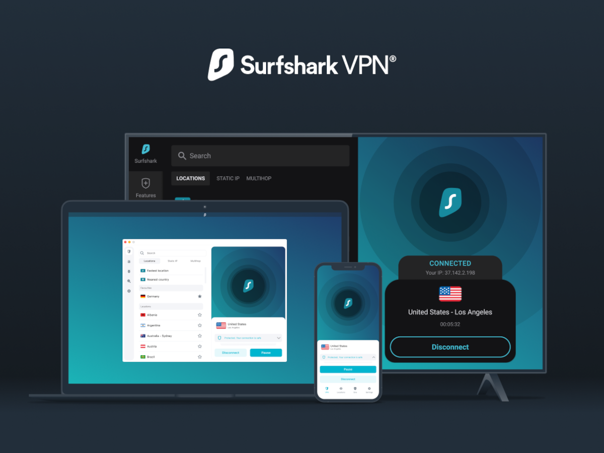Surfshark VPN - Best VPN for multi-hop